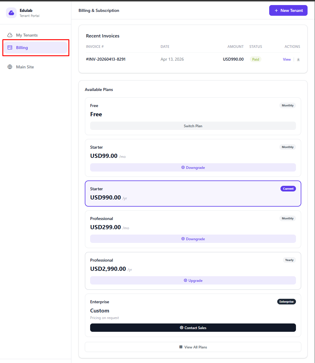 Billing Portal