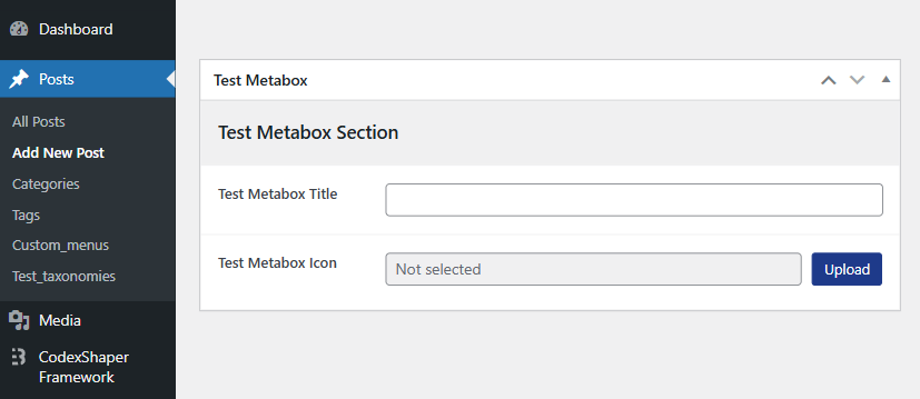Custom Metabox Example